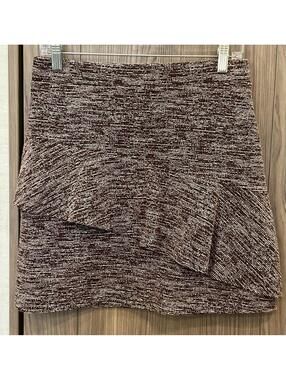 Loft Womens Multi Color Elastic Waist Skirt Size S